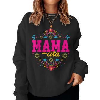 Mamacita First Fiesta Birthday For Women - Cactus Sombrero Women Sweatshirt | Mazezy