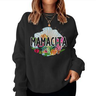 Mamacita Floral Women Sweatshirt | Mazezy