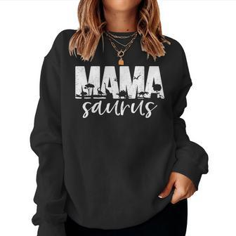 Mamasaurus Mom Dinosaur Women Family Matching Women Sweatshirt | Mazezy