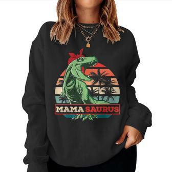 Mamasaurus T-Rex Dinosaur Mama Saurus Family Mothers Women Sweatshirt | Mazezy AU