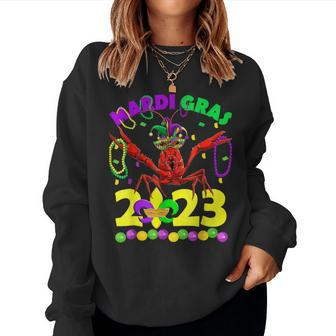 Mardi Gras 2023 Crawfish Outfit For Kids Girl Boy Men Women Women Crewneck Graphic Sweatshirt - Thegiftio UK