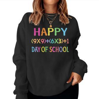 Math Formula 100 Days Of School Shirt Teacher Boy Girl Women Sweatshirt | Mazezy