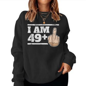 Milestone 50Th Birthday - Gag Bday Joke Idea 491 Women Sweatshirt | Mazezy DE