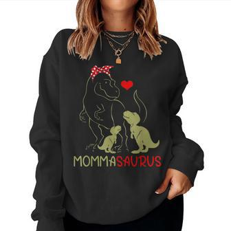 Mommasaurus T T Rex Momma Saurus Dinosaur Women Mom Gi Women Sweatshirt | Mazezy