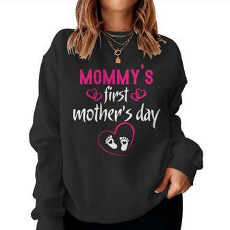 Mommys First Shirt s For Mom Women Sweatshirt | Mazezy