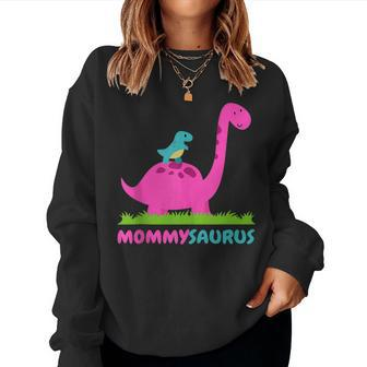 Mommysaurus Dinosaur Mommy Mama Saurus Women Sweatshirt | Mazezy