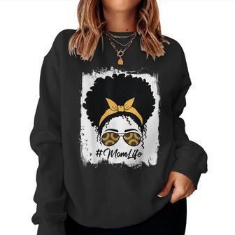 Mother’S Day Black Mom Queen Afro African Mom Women Sweatshirt | Mazezy