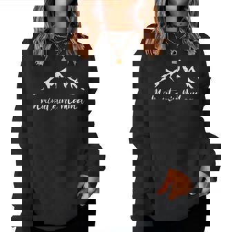 Womens Mountain Mama Shirt - Camping Hiking Mom Women Sweatshirt | Mazezy