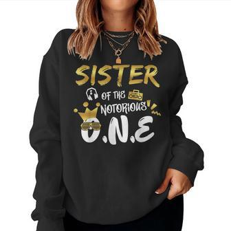 Old School Hip Hop Sister Of The Notorious One Women Sweatshirt | Mazezy AU