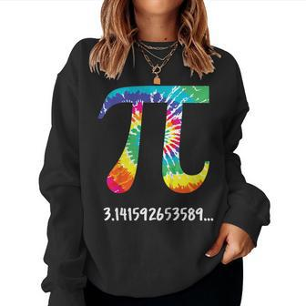 Pi Day Tie Dye T Shirt For Math Teacher Physics Teacher Women Sweatshirt | Mazezy