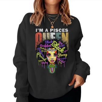 Pisces Birthday Shirts For Women February March Queen Sweatshirt | Mazezy