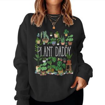 Potted Plant Daddy Dad Father Women Sweatshirt | Mazezy