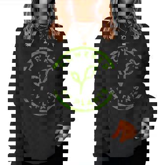 Powered By Plants Vegan Workout Women Sweatshirt | Mazezy