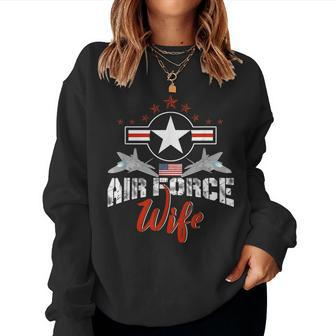 Pride Military Family Proud Wife Air Force Women Sweatshirt | Mazezy