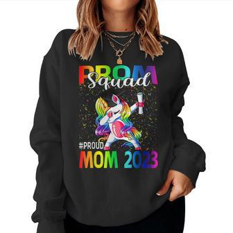 Prom Squad Proud Mom Class Of 2023 Unicorn Women Sweatshirt | Mazezy DE