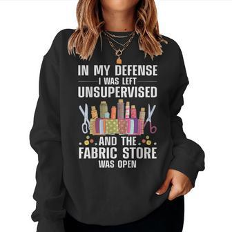 Quilting For Women Girls Quilter Sewing Lovers Sweatshirt | Mazezy