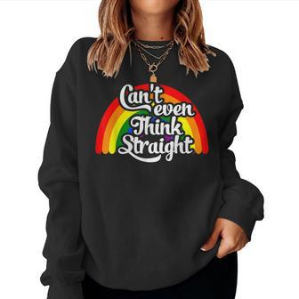 Rainbow Flag Lgbt Lgbtq Gay Lesbian Transgender Pride Month Women Sweatshirt | Mazezy
