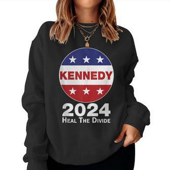 Rfk Robert Kennedy Democratic President 2024 America Women Women Crewneck Graphic Sweatshirt - Thegiftio UK