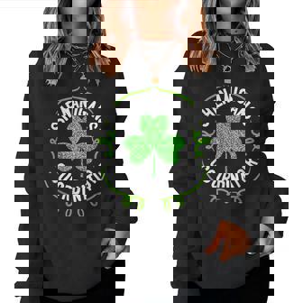 Shenanigans Coordinator Matching Teacher St Patricks Day Women Crewneck Graphic Sweatshirt - Seseable