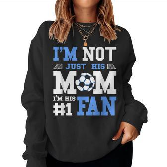 Soccer Mother Number 1 Fan - Soccer Mom Women Crewneck Graphic Sweatshirt - Thegiftio UK