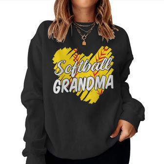 Softball Grandma Softball s For Women Grandparents Women Sweatshirt | Mazezy