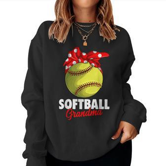 Softball Grandma Women Sweatshirt | Mazezy
