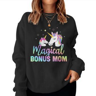 Stepmom Magical Bonus Mom Unicorn Women Sweatshirt | Mazezy