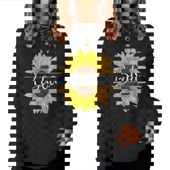 Summer Vintage Yellow Sunflower Graphic Sunflower Baba Women Sweatshirt | Mazezy