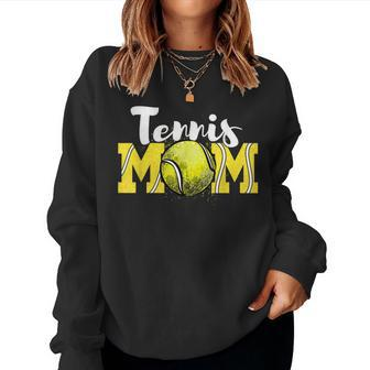 Womens Tennis Mom Sport Tennis Lover Women Sweatshirt | Mazezy