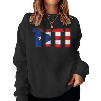 Titi Puerto Rico Flag Pride Puerto Rican Women Women Sweatshirt | Mazezy
