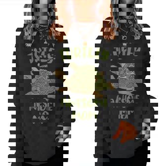 Turtley Awesome Mom Turtle Lover Of Turtles Women Sweatshirt | Mazezy