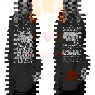 I Have Two Titles Mom And Grandma And I Rock Them Mother Day Women Sweatshirt | Mazezy