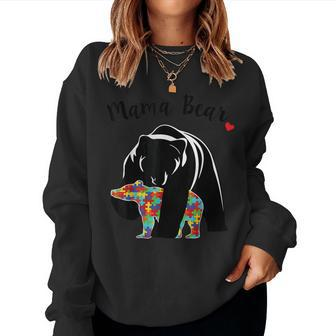 Unisex T Shirt Mama Bear With Color Baby For Mathers Day Women Sweatshirt | Mazezy