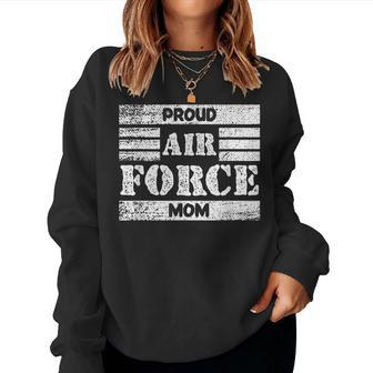 Us Air Force Proud Mom Usaf Military Mom Women Sweatshirt | Mazezy