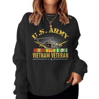 Us Army Vietnam Veteran Vietnam Vet Veteran Day Men Women Women Crewneck Graphic Sweatshirt - Seseable