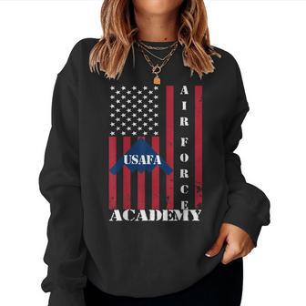Usafa Merch Proud Air Force Academy Mommy Daddy Wife Husband Women Sweatshirt | Mazezy AU