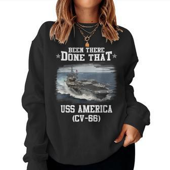 Uss America Cv66 Veterans Day Christmas Women Sweatshirt | Mazezy