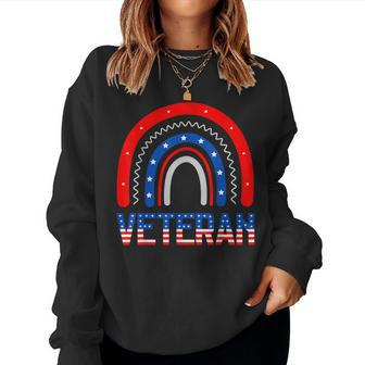 Veterans Day Veteran Appreciation Respect Honor Mom Dad Vets V3 Women Crewneck Graphic Sweatshirt - Seseable