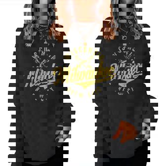 Wisconsin Milwaukee Brew City Gift For Womens Women Crewneck Graphic Sweatshirt - Thegiftio