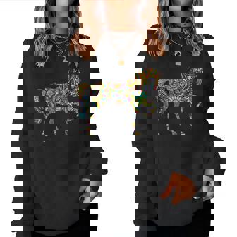 Womans Horse Colorful For Horse Lovers Women Sweatshirt | Mazezy