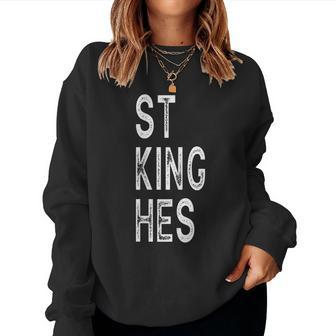 Womens 2Nd Part Of Best Fucking Bitches Funny 2 Matching Friends Women Crewneck Graphic Sweatshirt - Seseable
