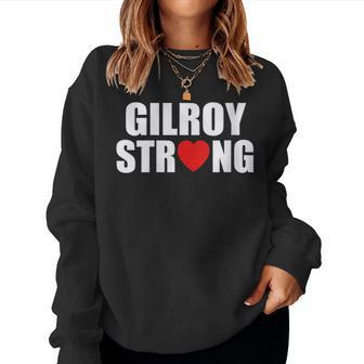 Womens Gilroy Strong Women Crewneck Graphic Sweatshirt - Seseable