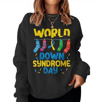 World Down Syndrome Day Awareness Socks Mens Womens Kids Women Sweatshirt | Mazezy DE
