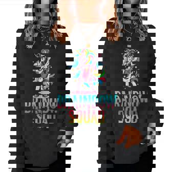 Zombie Unicorn Brainbow Squad Halloween Group Matching Women Sweatshirt | Mazezy