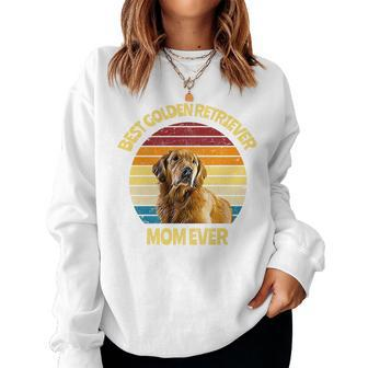 Best Golden Retriever Mom Ever Golden Retriever Women Sweatshirt | Mazezy