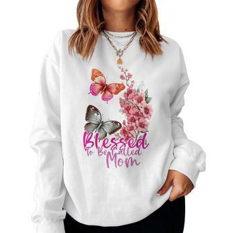 Blessed To Be Called Mom 2023 Butterfly Mom Day Women Sweatshirt | Mazezy