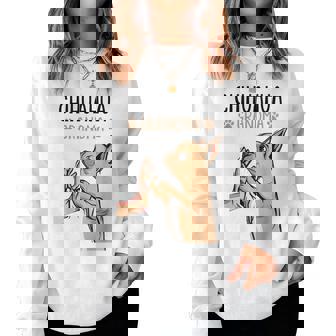 Chihuahua Grandma Funny Dog Mother´S Day Women Women Crewneck Graphic Sweatshirt - Thegiftio