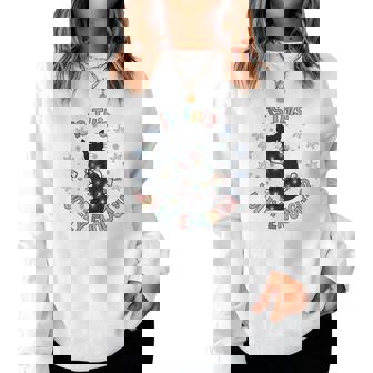 Christmas Is This Jolly Enough Women Crewneck Graphic Sweatshirt - Thegiftio