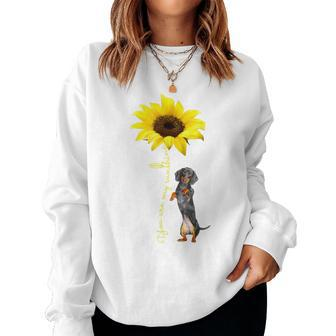Dachshund Doxie Wiener Dotson Mom Mama Mother Women Sweatshirt | Mazezy