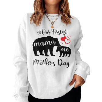 Our First Outfit For Mom And Baby Women Sweatshirt | Mazezy